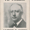 For president Alfred E. Smith.