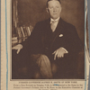 Former Governor Alfred E. Smith of New York. From a portrait by Douglas Volk; to be presented to the state by the former governor's friends, and to be hung in the executive chamber at the Captiol, Albany. The painting is now on exhibition at Knoedler Galleries. (From Times wide world photos.)
