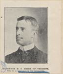 Gov. E. C. Smith of Vermont. Who is to take part in the ceremonies.