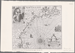 The earliest accurate map of the Massachusetts Bay region. See item 170. [Inset:] The portraictuer of Captayne Iohn Smith, admirall of New England.