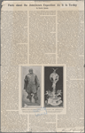 Famous explorer honored...  Trophy for aeronauts...
