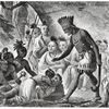 Captain Smith rescued by Pocahontas.