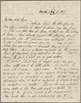 Autograph letter signed to Lord Byron, 9 July 1817