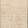 Autograph letter signed to Mary Shelley, 1-3 August 1817