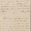 Autograph letter signed to Mary Shelley, 1-3 August 1817