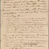 	Autograph letter signed to Augusta White, 4 September 1817