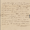 Autograph letter signed to Augusta White, 4 September 1817