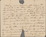 Autograph letter signed to Augusta White, 4 September 1817