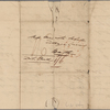 Autograph letter signed to Augusta White, 4 September 1817