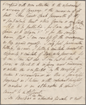 Autograph letter signed to Lord Byron, 24 September 1817