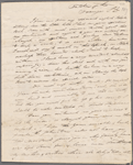 Autograph letter signed to Augusta White, 6 October 1817