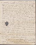 Autograph letter signed to Augusta White, 6 October 1817