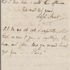 Autograph letter signed to Percy Bysshe Shelley, 16 or 23 October[?], 1817