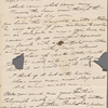 Autograph letter signed to Augusta White, 25 October 1817	