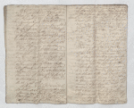 At the requisition of the Widow Jacques on December 3, 1739, at the requisition of Margaret Asselins (?) of the deceased Peter Jacques – the underwritten Surveyor Royal surveyed the habitation
