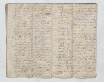 At the requisition of the Widow Jacques on December 3, 1739, at the requisition of Margaret Asselins (?) of the deceased Peter Jacques – the underwritten Surveyor Royal surveyed the habitation