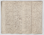At the requisition of the Widow Jacques on December 3, 1739, at the requisition of Margaret Asselins (?) of the deceased Peter Jacques – the underwritten Surveyor Royal surveyed the habitation