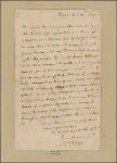 Letter to [George Washington?]