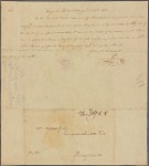 Letter to Michael Gratz, Lancaster, Penn.