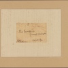 Letter to George Washington, Cambridge [Mass.]