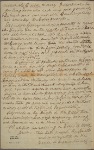 Letter to John Sevier, Governor of Tennessee