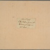 Letter to [Thomas Hart?]