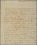 Letter to [Samuel Johnston, Edenton. N. C.]