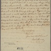 Letter to [Samuel Johnston, Edenton. N. C.]