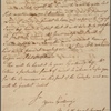 Letter to Abner Nash, Governor of North Carolina, New Berne