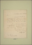 Letter to [George Washington]