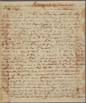 Letter to [John Laurens? in France.]