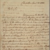 Letter to Jacob Read [Annapolis, Md.]