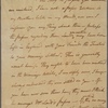 Letter to his sister, Mrs Lord