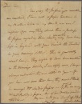 Letter to his sister, Mrs Lord