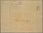 Letter to his sister, Mrs Lord