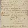 Letter to Jacob Read, Senator, Philadelphia