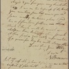 Letter to Joseph Clay, Savannah, care of Mr. Boren