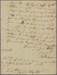 Letter to Joseph Clay, Savannah, care of Mr. Boren