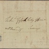 Letter to Joseph Clay, Savannah, care of Mr. Boren