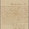 Letter to Mr. Birch, Augusta