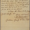Letter to Governor [George] Mathews [Augusta]