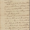 Letter to [William?] Washington