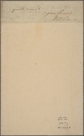 Letter to [William?] Washington