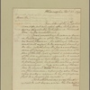 Letter to Thomas Johnson [Frederick, Md.]