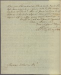 Letter to Thomas Johnson [Frederick, Md.]