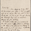 Autograph letter signed to Thomas Jefferson Hogg, 28 November 1817