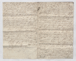 Verbal process of the survey of the land ceded by Mr. de Pradines (?) to M. Defours taken by the Sieur Moreau surveyo