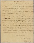Letter to Horatio Gates, New York