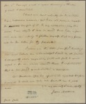 Letter to Horatio Gates [New York?]