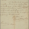Letter to Commodore John Rodgers, Washington